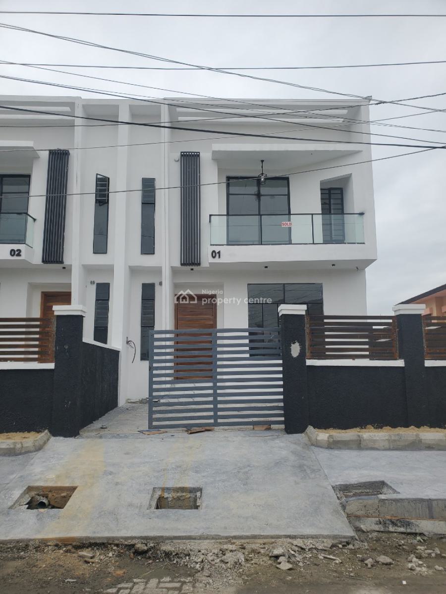 Lovely 4 Bedroom Self Compound Terrace Duplex W/ Bq in a Secured Estat, Idado, Lekki, Lagos, House for Sale