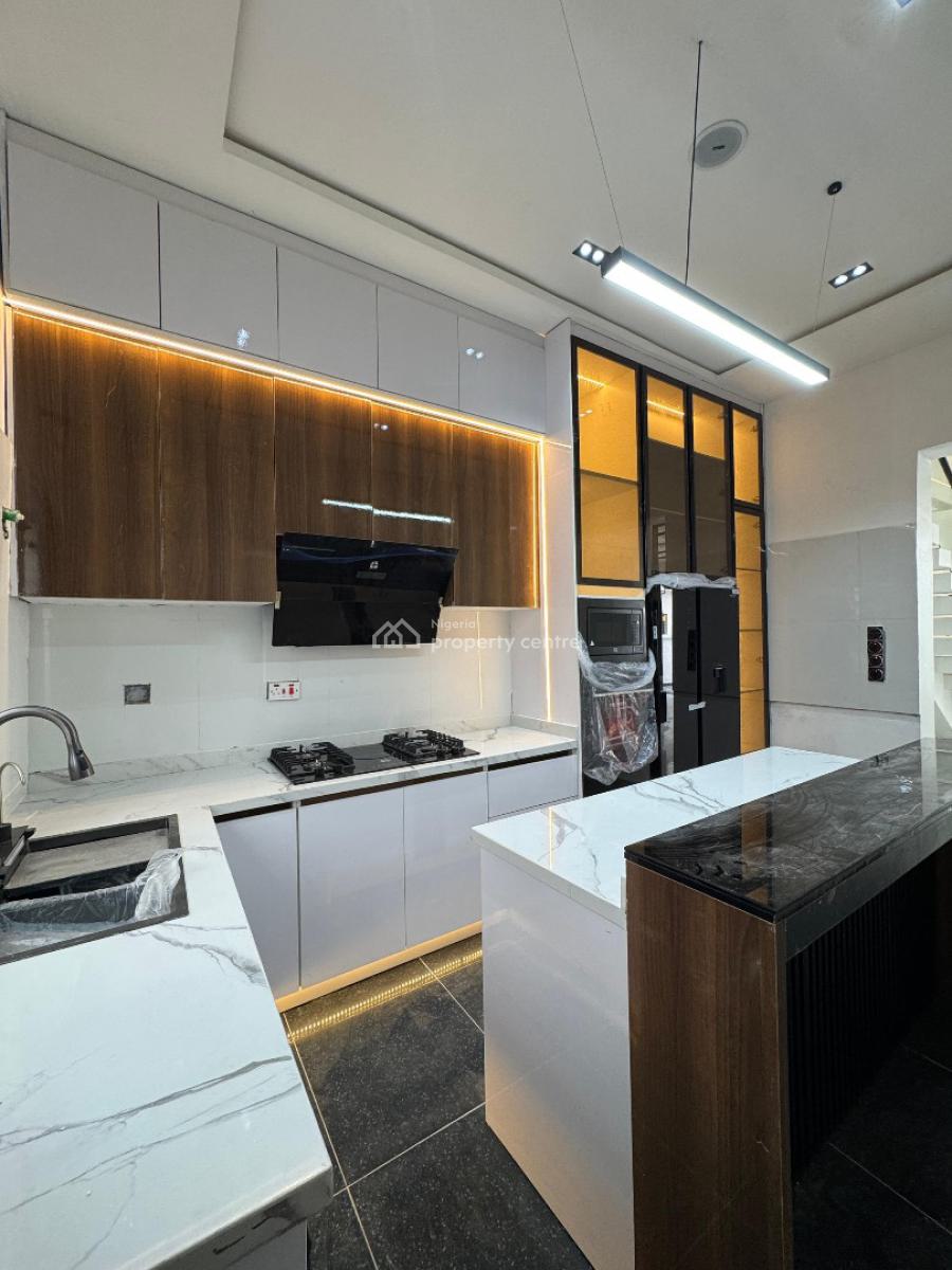 Contemporary 4 Bedroom Semi-detached Duplex with a Bq, Ikota, Lekki, Lagos, Semi-detached Duplex for Sale