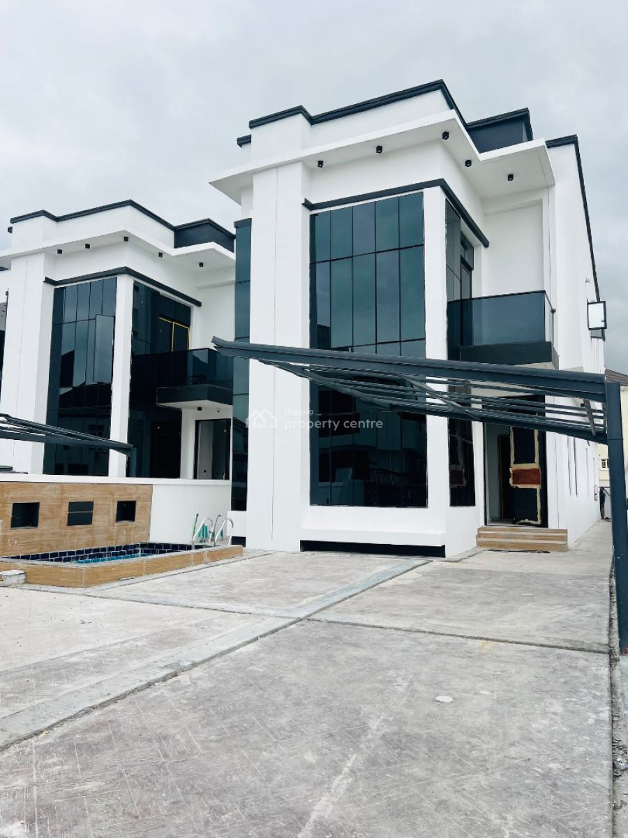 Magnificent 5 Bedroom Duplex with Swimming Pool, Second Tollgate Lekki, Lekki, Lagos, Detached Duplex for Sale