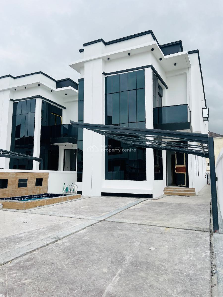 Magnificent 5 Bedroom Duplex with Swimming Pool, Second Tollgate Lekki, Lekki, Lagos, Detached Duplex for Sale
