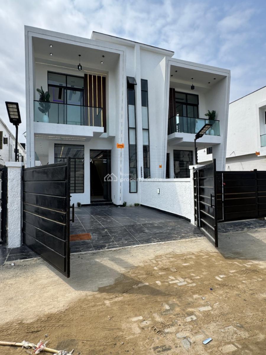 4 Bedroom Semi-detached Duplex with a Bq, Ikota, Lekki, Lagos, Semi-detached Duplex for Sale
