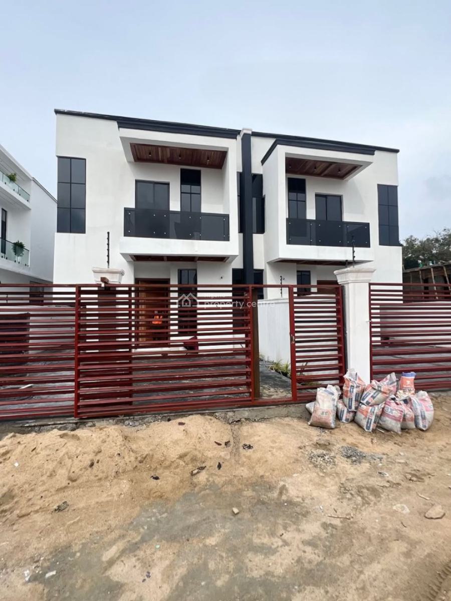Contemporary 4 Bedroom Semi Detached Duplex, Chevron, Lekki, Lagos, Semi-detached Duplex for Sale