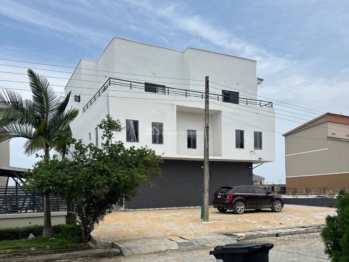 3 Bedroom Semi - Finished Terrace Duplex, Orchid Road Lafiaji, Lekki, Lagos, Terraced Duplex for Sale