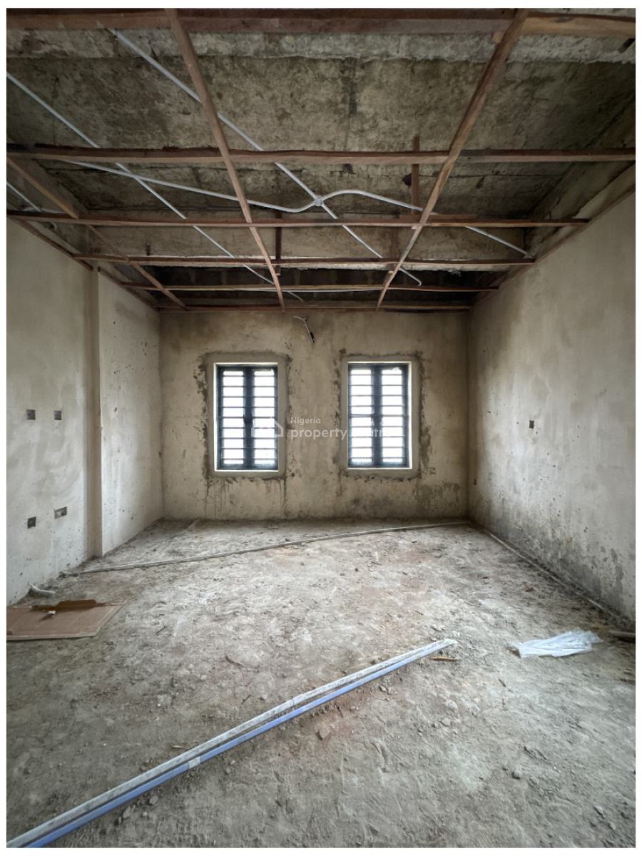 3 Bedroom Semi - Finished Terrace Duplex, Orchid Road Lafiaji, Lekki, Lagos, Terraced Duplex for Sale