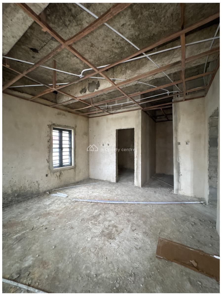 3 Bedroom Semi - Finished Terrace Duplex, Orchid Road Lafiaji, Lekki, Lagos, Terraced Duplex for Sale