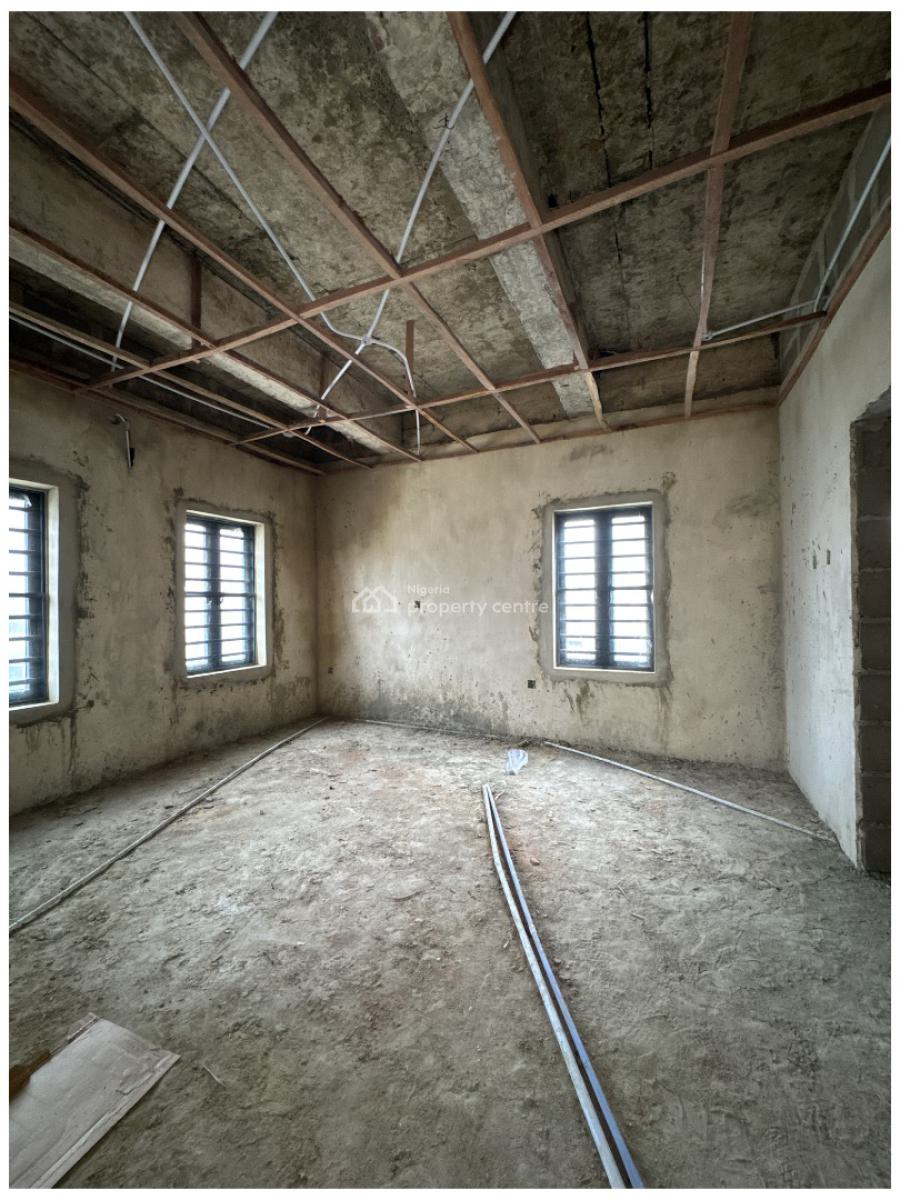 3 Bedroom Semi - Finished Terrace Duplex, Orchid Road Lafiaji, Lekki, Lagos, Terraced Duplex for Sale