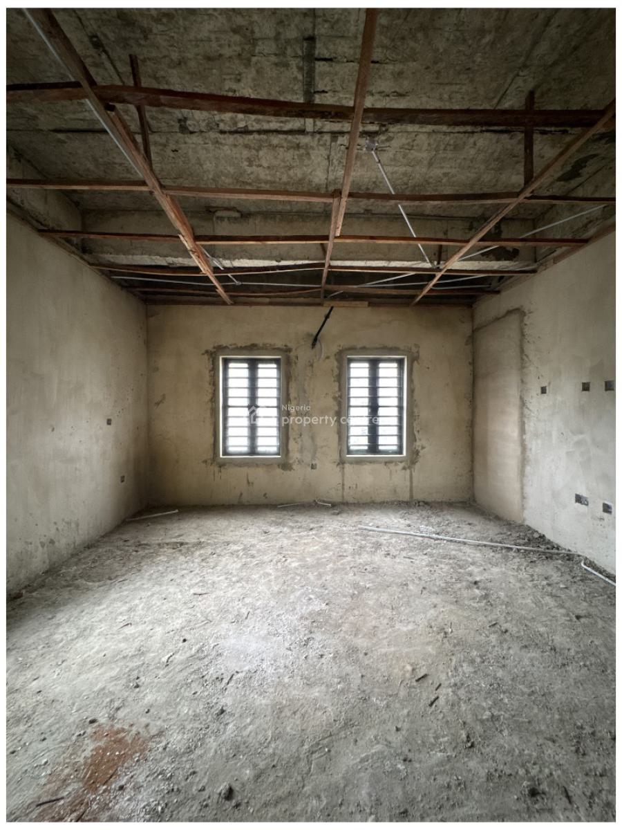 3 Bedroom Semi - Finished Terrace Duplex, Orchid Road Lafiaji, Lekki, Lagos, Terraced Duplex for Sale
