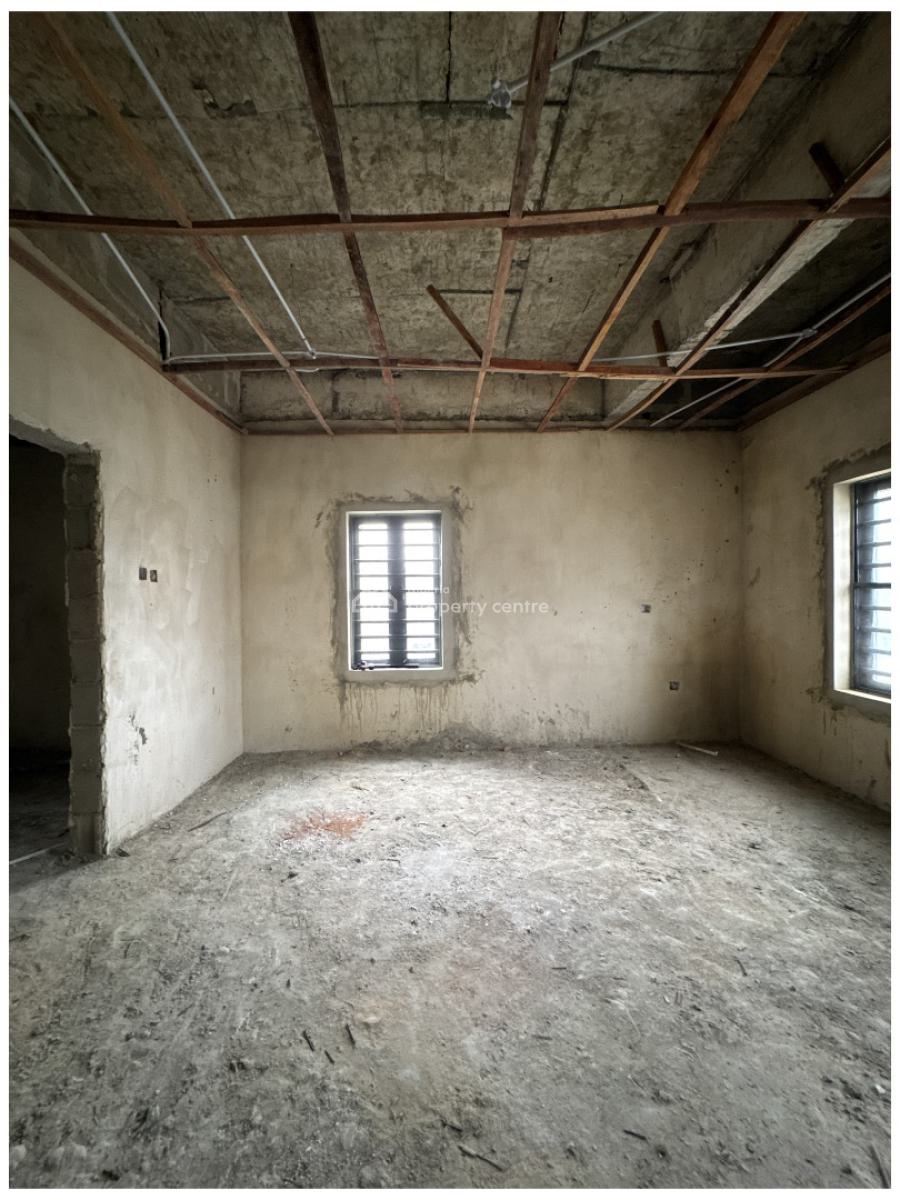 3 Bedroom Semi - Finished Terrace Duplex, Orchid Road Lafiaji, Lekki, Lagos, Terraced Duplex for Sale