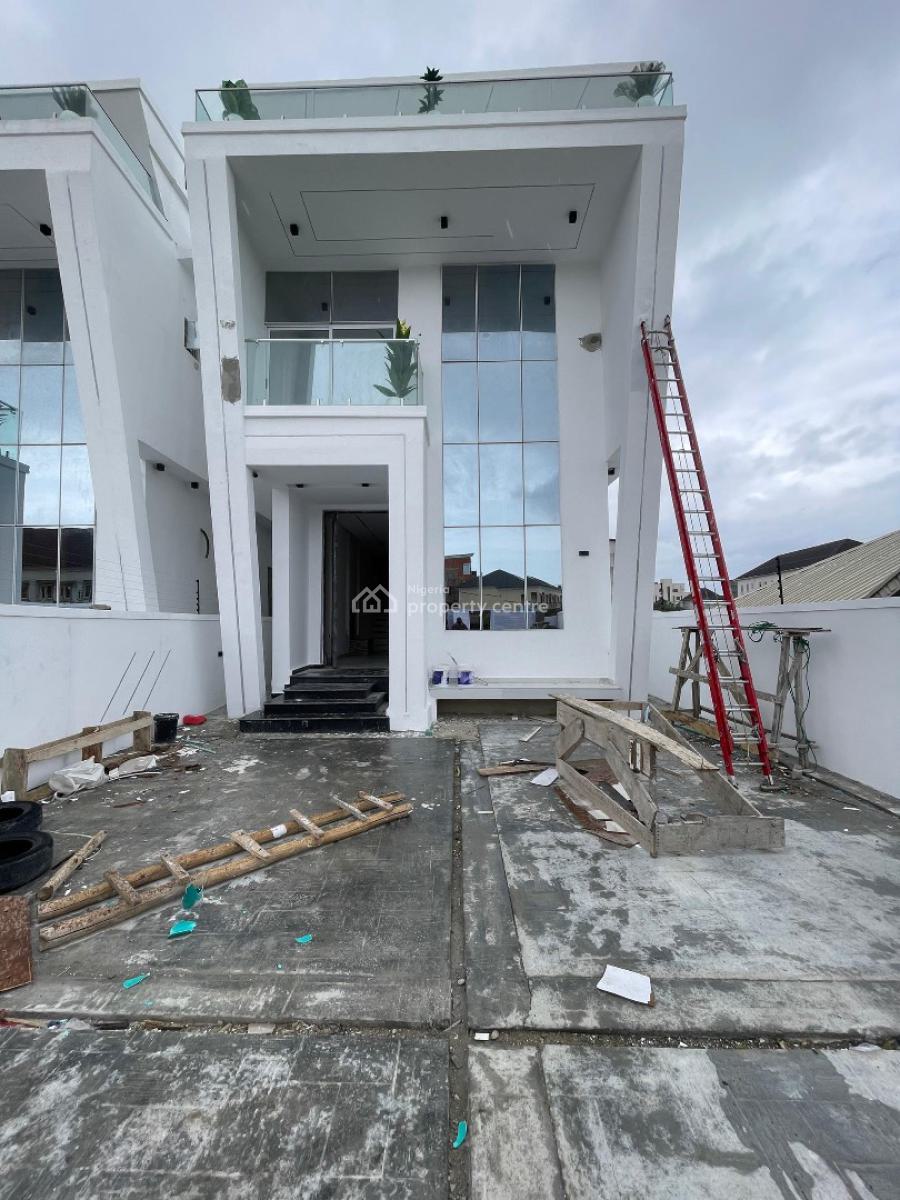 Luxurious 5 Bedroom Detached Duplex with Pool & Bq in Secure Estate, Ologolo, Lekki, Lagos, Detached Duplex for Sale