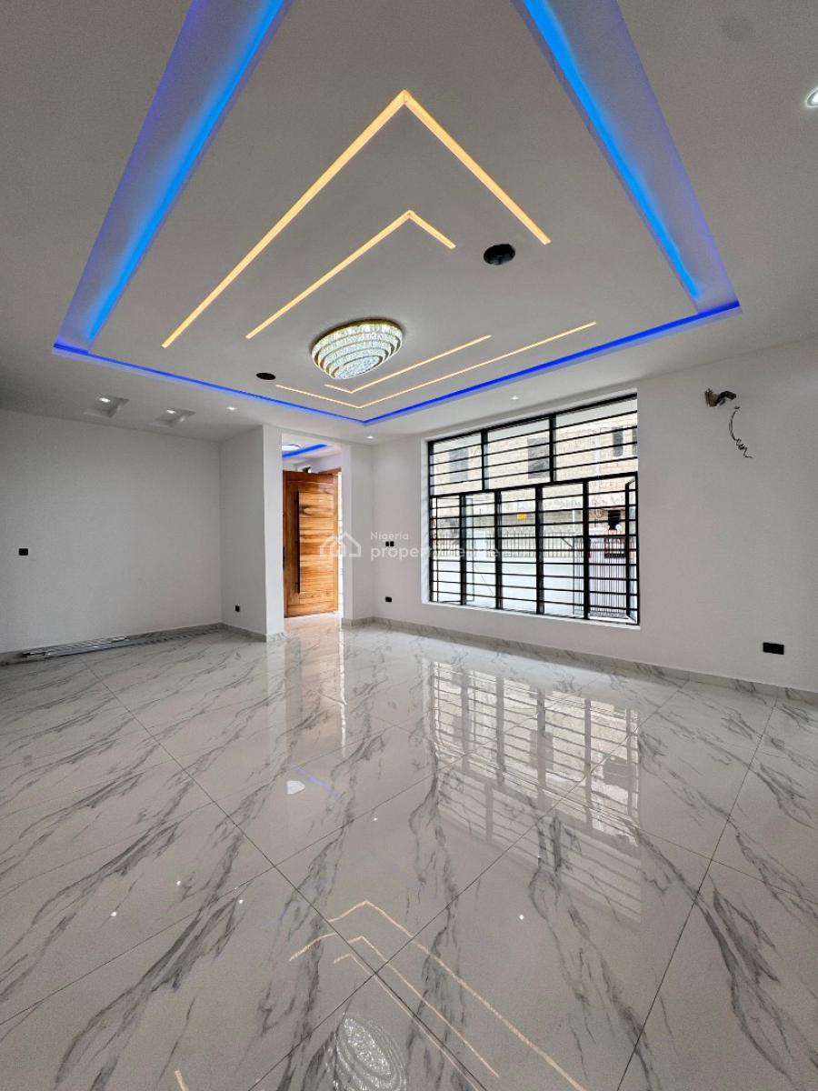 Gigantic 5 Bedroom Fully Detached Duplex with a Bq, Chevron Drive, Lekki, Lagos, House for Sale