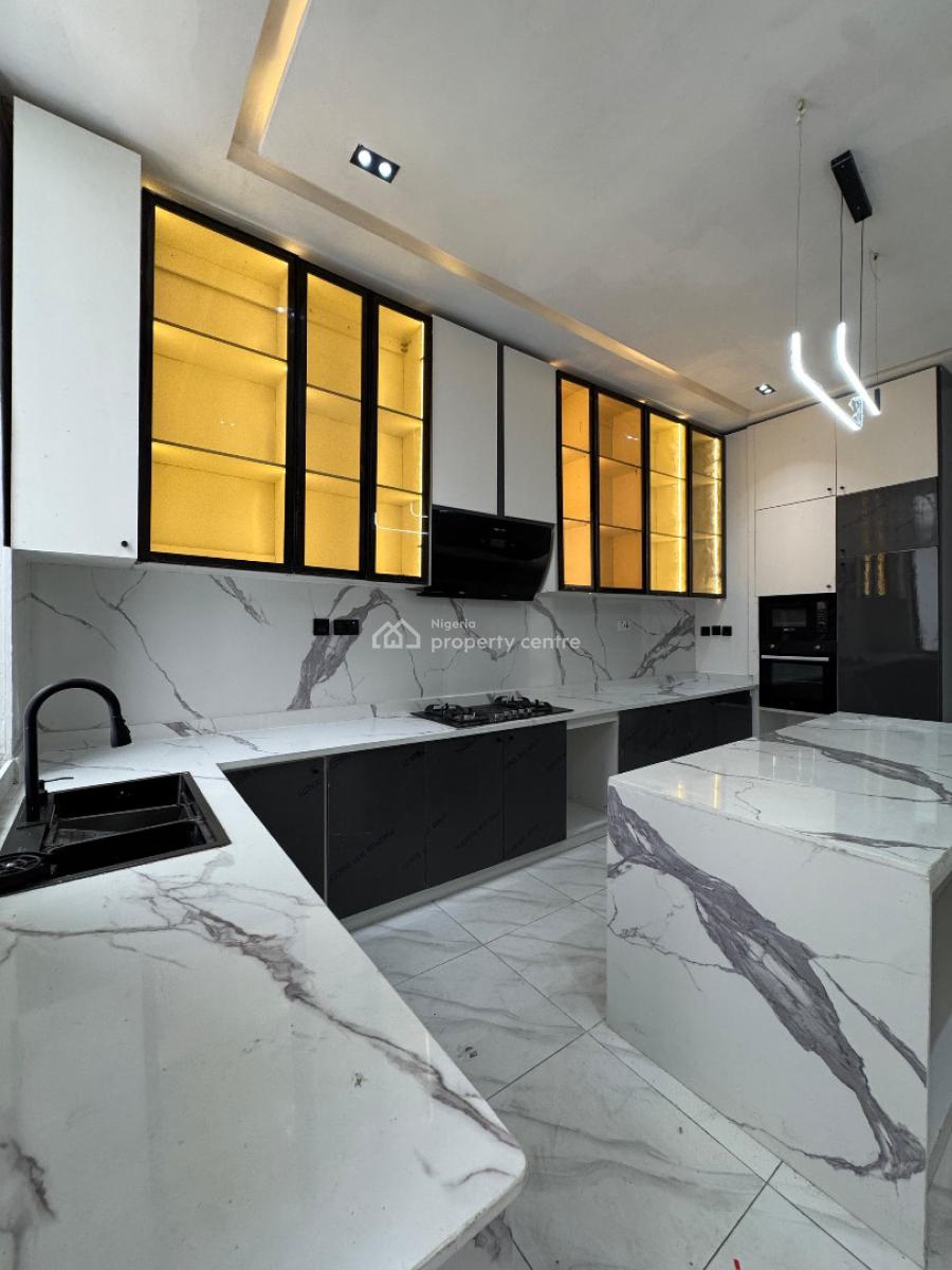 Stunning 5 Bedroom Full Detached Duplex with a Bq, Chevron Drive, Lekki, Lagos, House for Sale