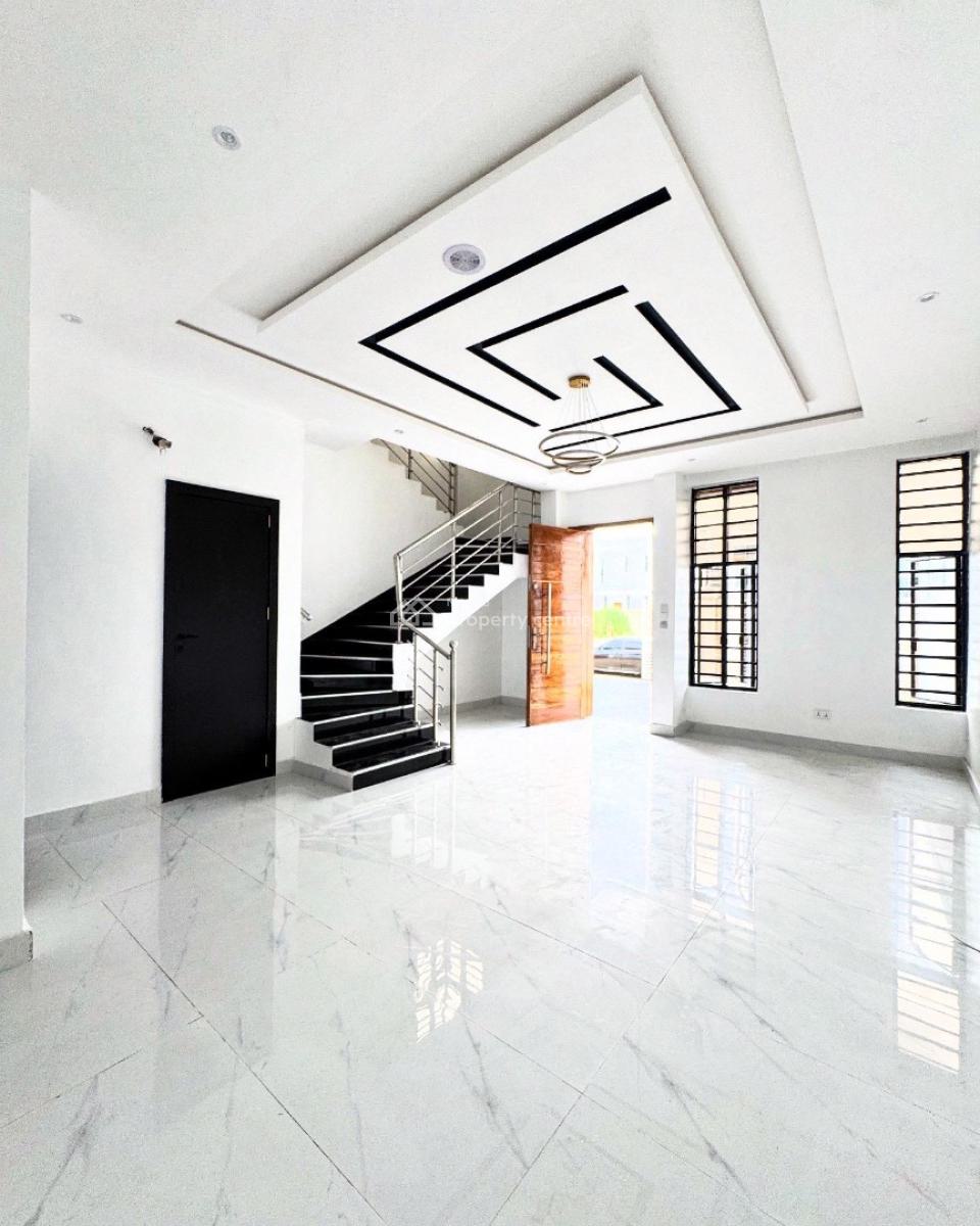 Beautiful 4 Bedroom Semi Detached Duplex with a Bq, Chevron Drive, Lekki, Lagos, House for Sale