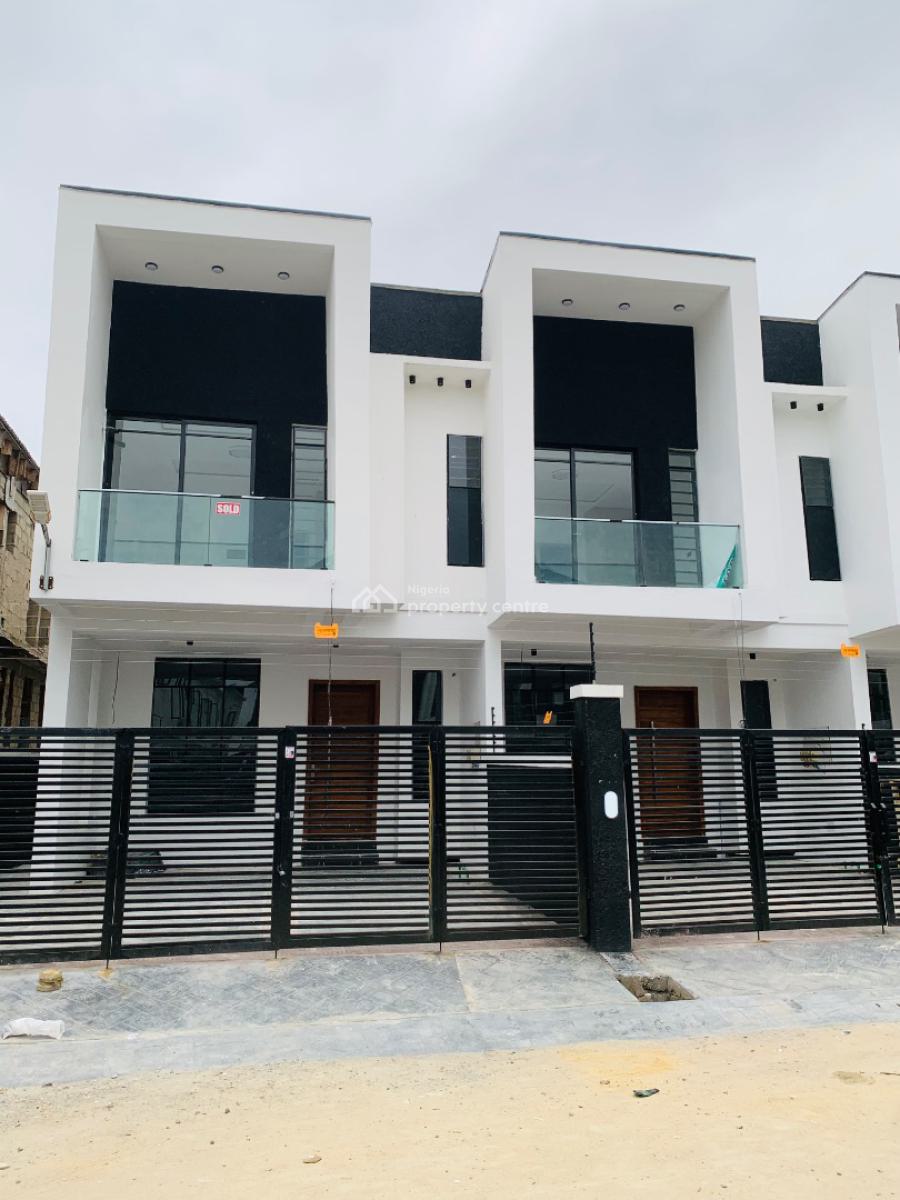 Spacious and Self Gated 4 Bedroom Terrace Duplex, Ikota, Lekki, Lagos, Terraced Duplex for Sale