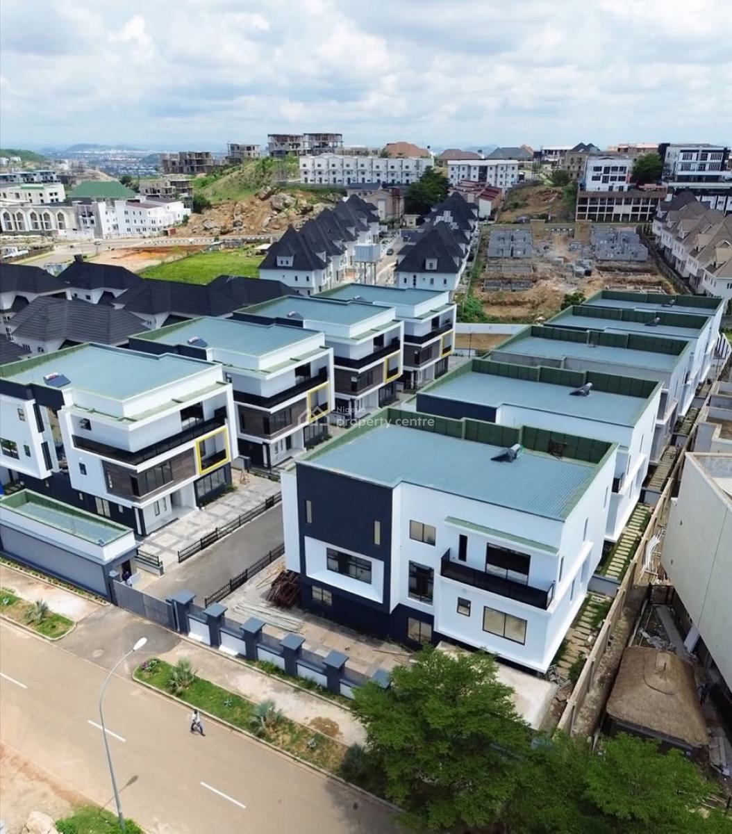 Brand New 6 Bedroom Spacious Detached House, 1bedroom Bq,, Gym, Pool, Guzape District, Abuja, Detached Duplex for Sale