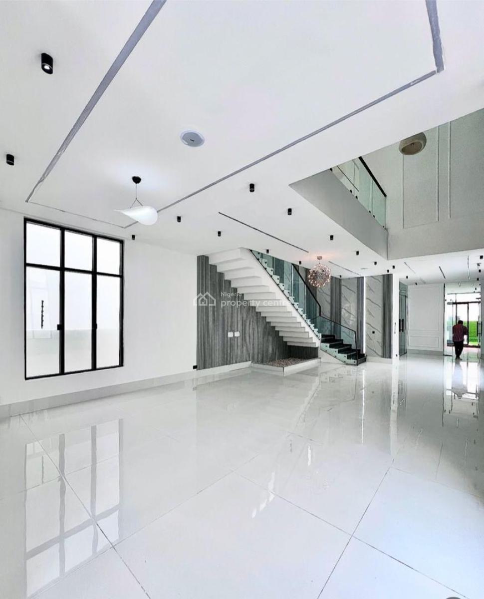 Contemporary 5 Bedroom Fully Detached Duplex with Bq Gym Pool, Chevron Toll Gate, Lekki, Lagos, Detached Duplex for Sale