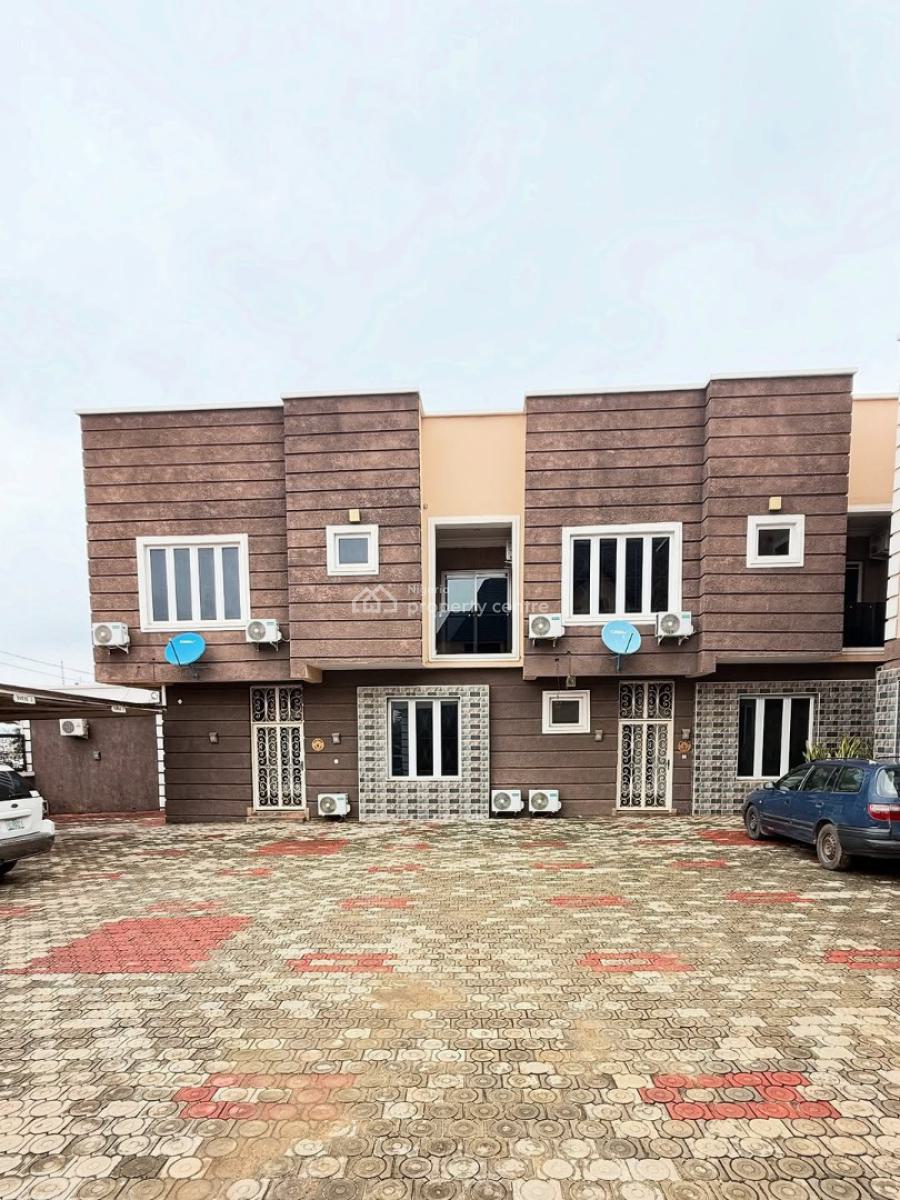 4 Bedroom Semi Detached Duplex with Bq and 6 Acs Installed, Jahi, Jahi, Abuja, Semi-detached Duplex for Rent
