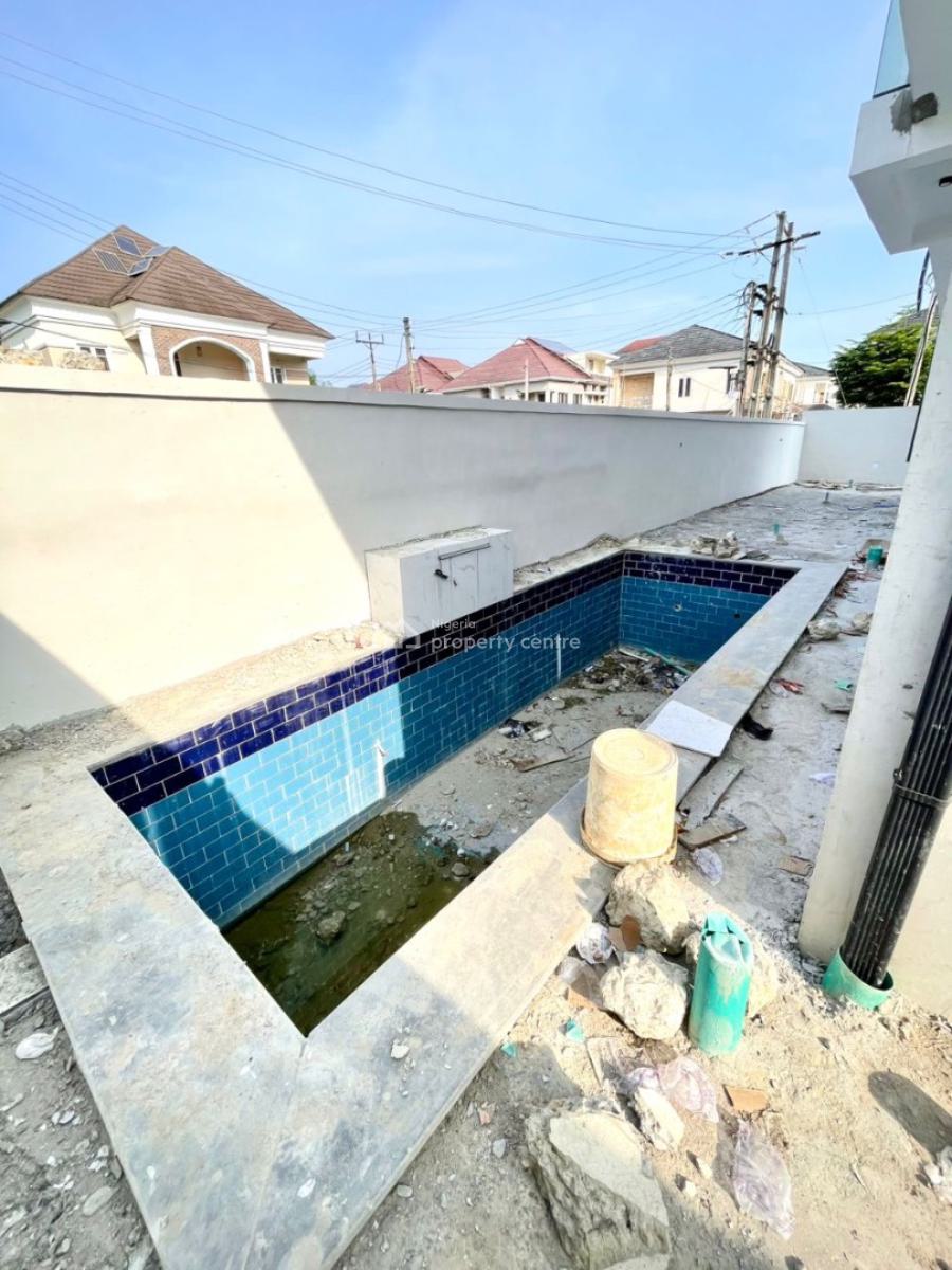 Newly Built 5 Bedroom Semi Detached Duplex with Bq, Ikota, Lekki, Lagos, Semi-detached Duplex for Sale