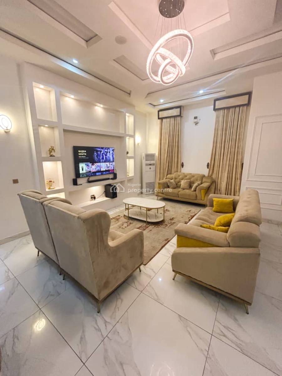 Fully Furnished  4 Bedroom Detached Duplex in a Secured Environs, Chevron Drive, Lekki, Lagos, Detached Duplex for Rent