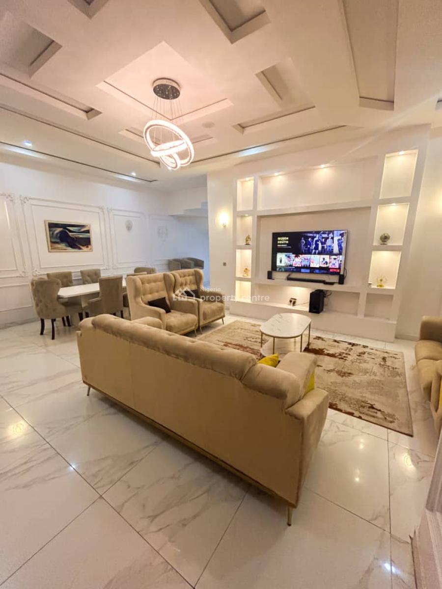 Fully Furnished  4 Bedroom Detached Duplex in a Secured Environs, Chevron Drive, Lekki, Lagos, Detached Duplex for Rent