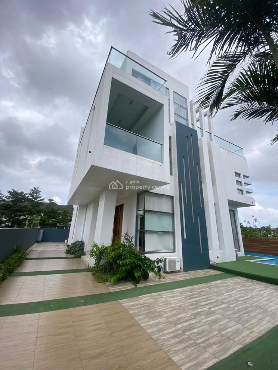 Waterfront 5 Bedroom Detached Duplex + Bq, Swimming Pool, Cinema, Pinnock Beach Estate, Osapa, Lekki, Lagos, Detached Duplex for Rent
