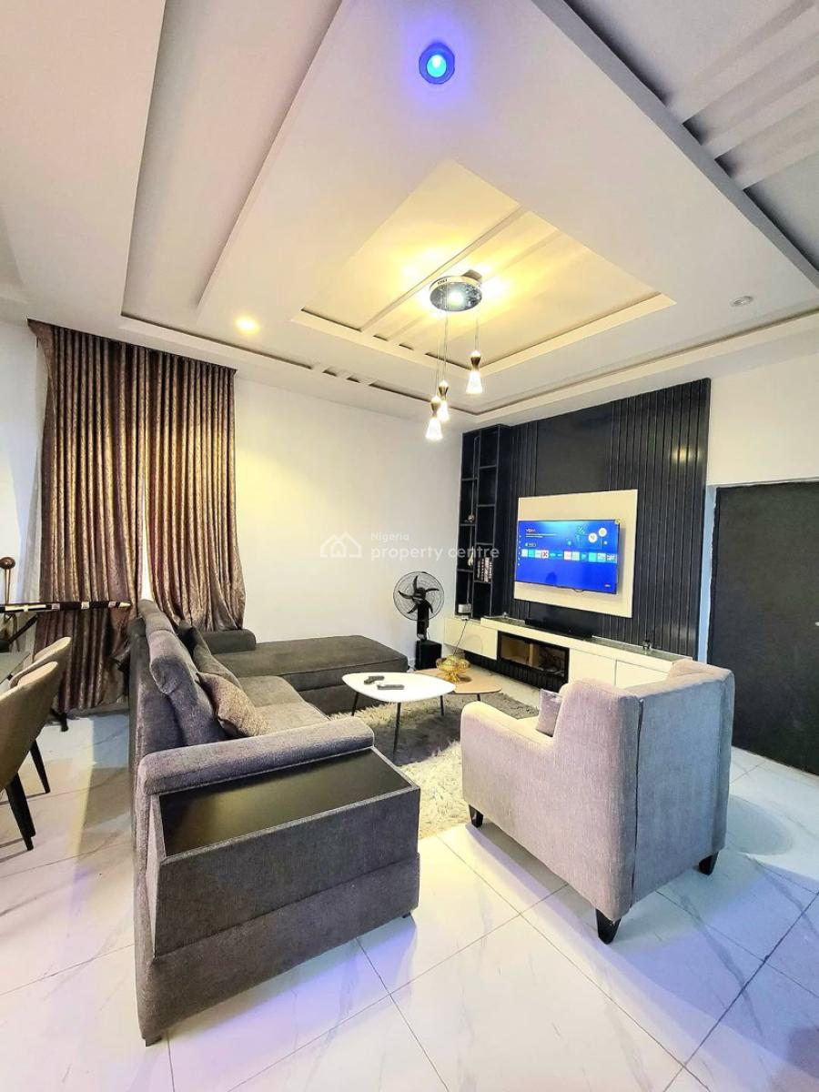 Luxury 1 Bedroom Serviced & Furnished Flat, Guest Toilet, Tarred Road, Katampe, Abuja, Flat / Apartment for Rent