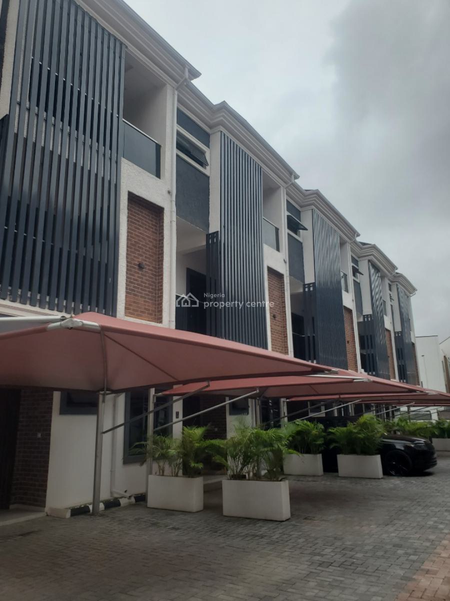 Lovely 4 Bedroom Terrace Duplex with Bq and Pool, Ikate, Lekki, Lagos, Terraced Duplex for Sale
