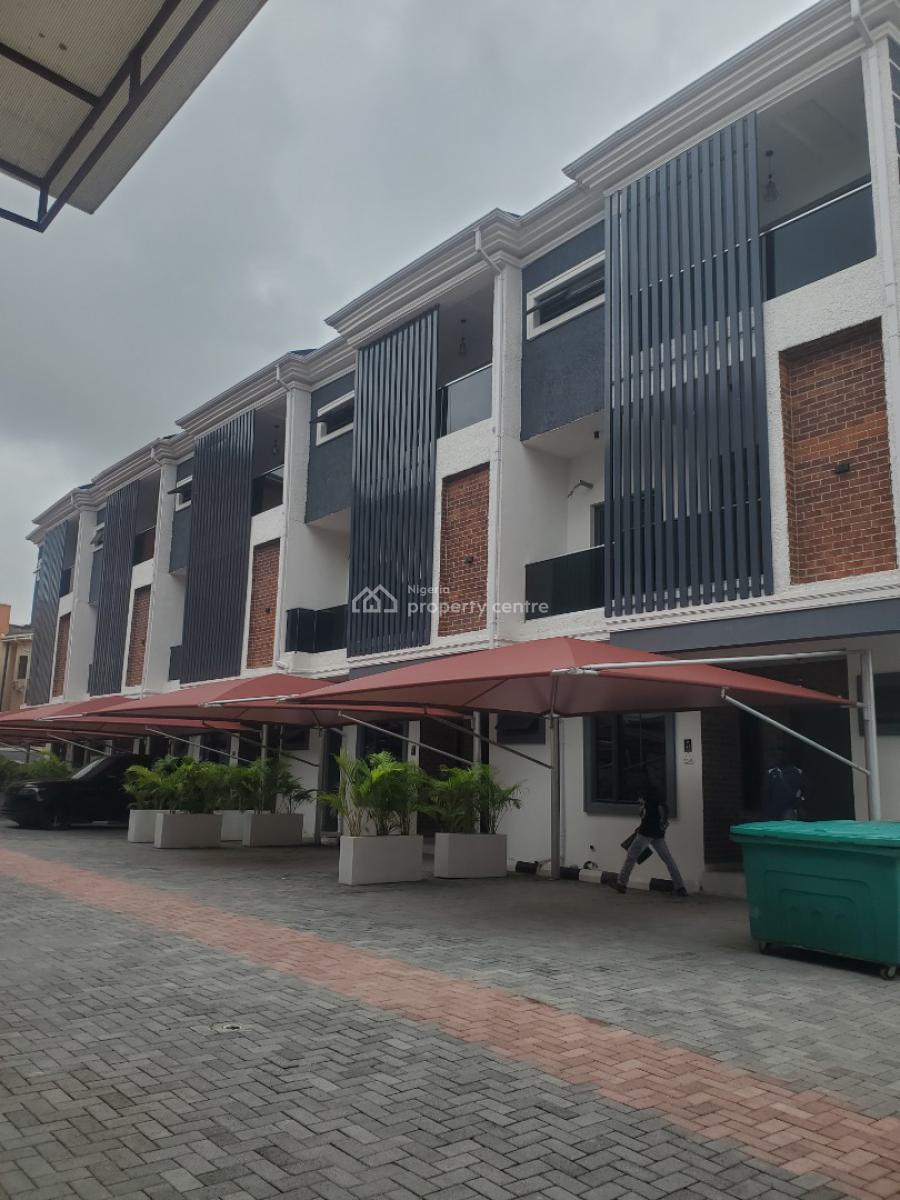 Lovely 4 Bedroom Terrace Duplex with Bq and Pool, Ikate, Lekki, Lagos, Terraced Duplex for Sale