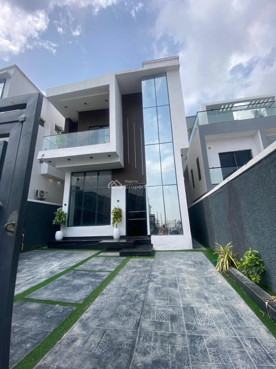 5 Bedroom Fully Detached Duplex with a Bq, Lekki Palm City, Ajah, Lagos, Detached Duplex for Sale