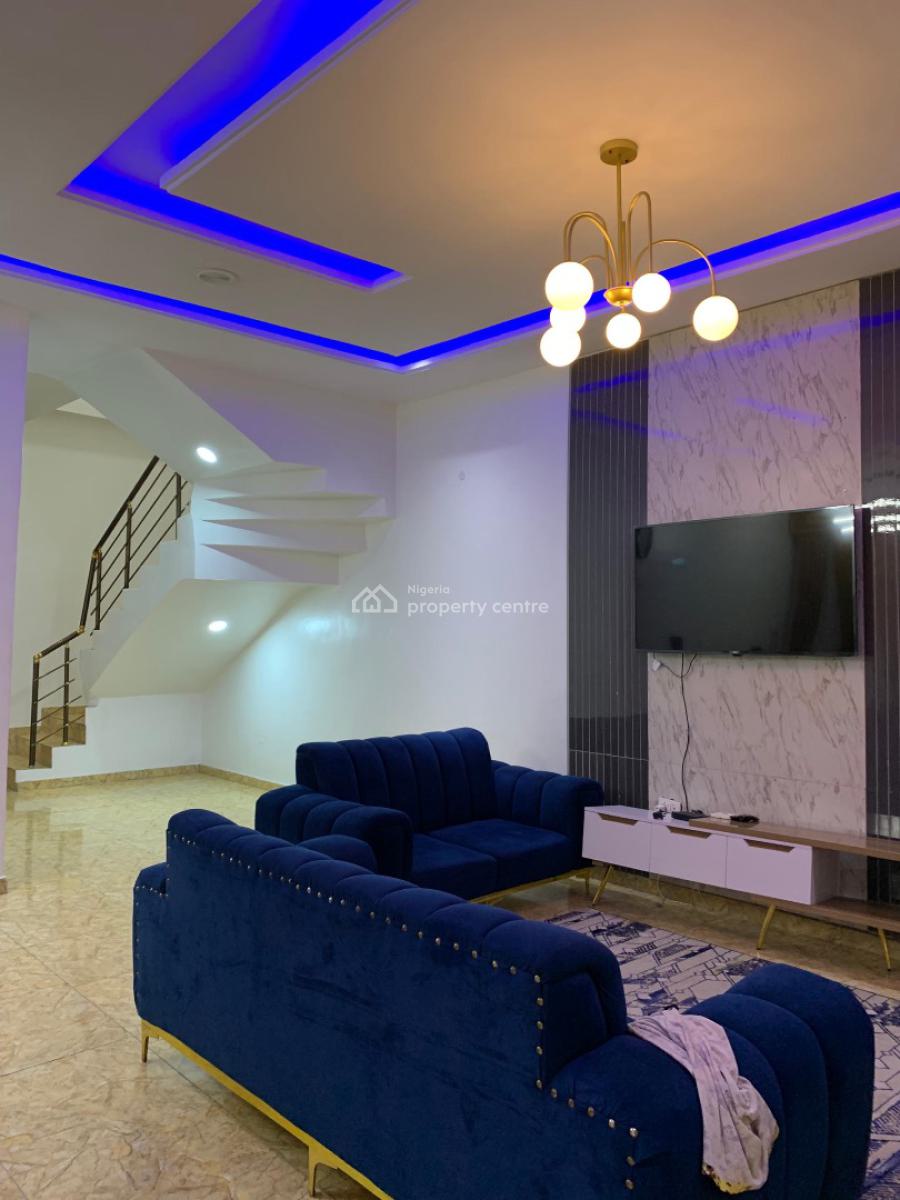 4 Bedroom Semi Detached Duplex with Inverter, Lekki, Lagos, Semi-detached Duplex for Rent