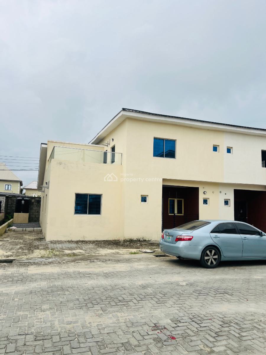 Brand New 4 Bedroom Semi Detached Duplex with a Rooftop Terrace., Meridian Park Estate, Awoyaya, Ibeju Lekki, Lagos, House for Rent