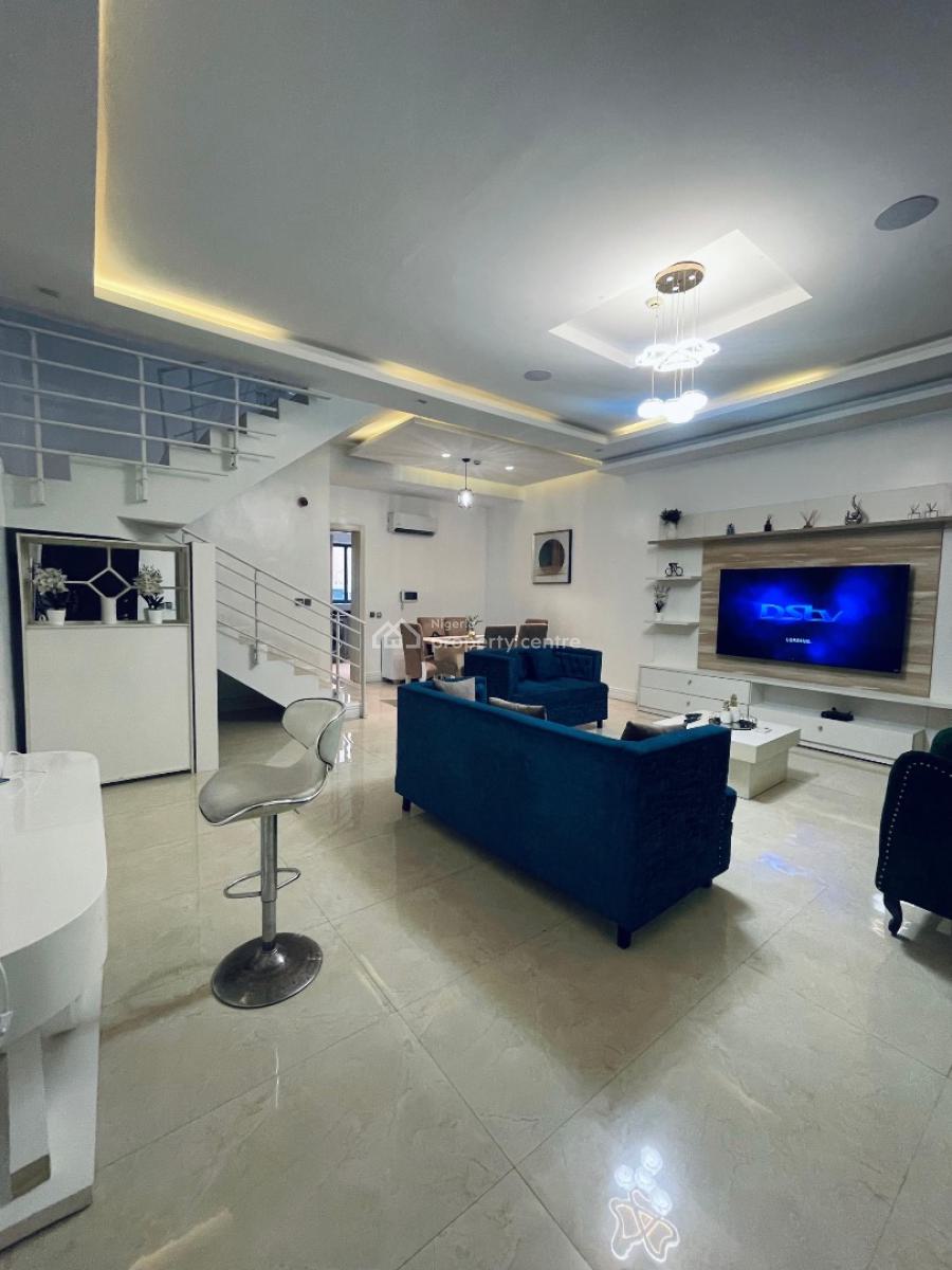 Fully Furnished Three (3) Bedroom Terrace Duplex with Bq, Banana Island, Ikoyi, Lagos, Terraced Duplex for Rent