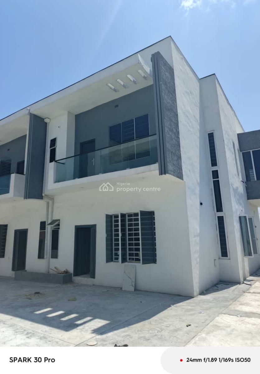 Good Deal for a Serious Buyer 4 Bedroom with Bq at Ologolo Lekki, Ologolo Lekki, Lekki, Lagos, Semi-detached Duplex for Sale