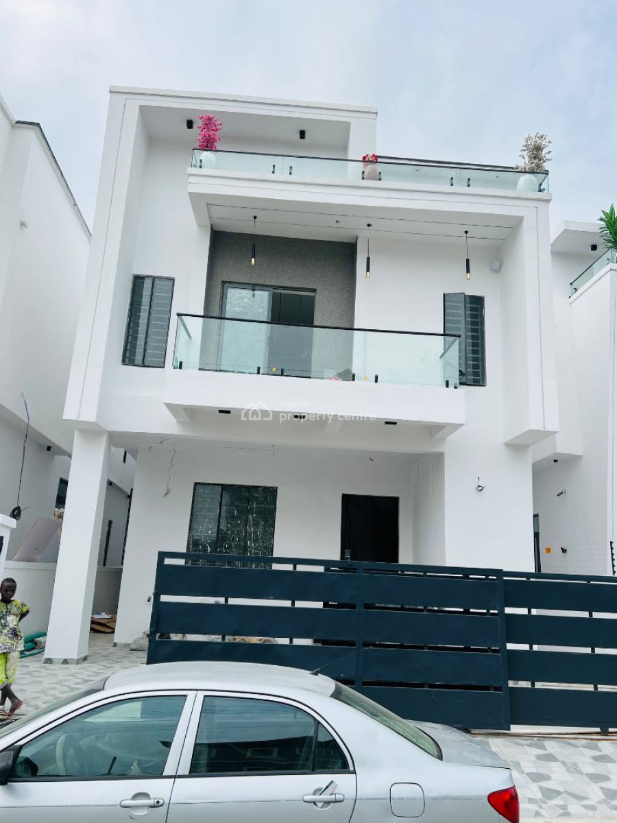 Contemporary 4 Bedroom Detached Duplex with a Bq in a Beautiful Estate, Lekki Palm City Estate, Ajah, Lagos, Detached Duplex for Sale