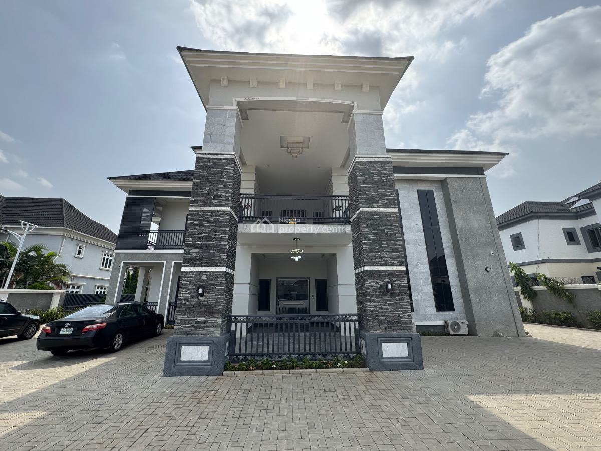 Luxury Finished 6 Bedroom Fully Detached Duplex with 3 Rooms Bq Available, Diplomatic Zone, Guzape District, Abuja, Detached Duplex for Sale