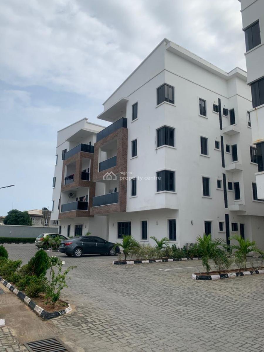 Beautiful Serviced 2 Bedroom Apartment with Elevator, Orchid Road, Lekki, Lagos, Flat / Apartment for Rent