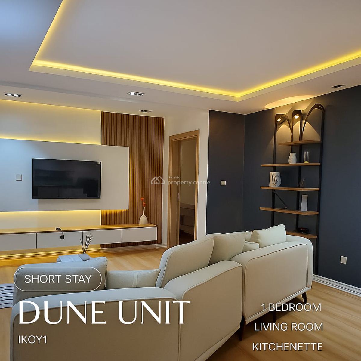 Fully Furnished 1-bedroom Apartment, Ikoyi, Lagos, Flat / Apartment Short Let