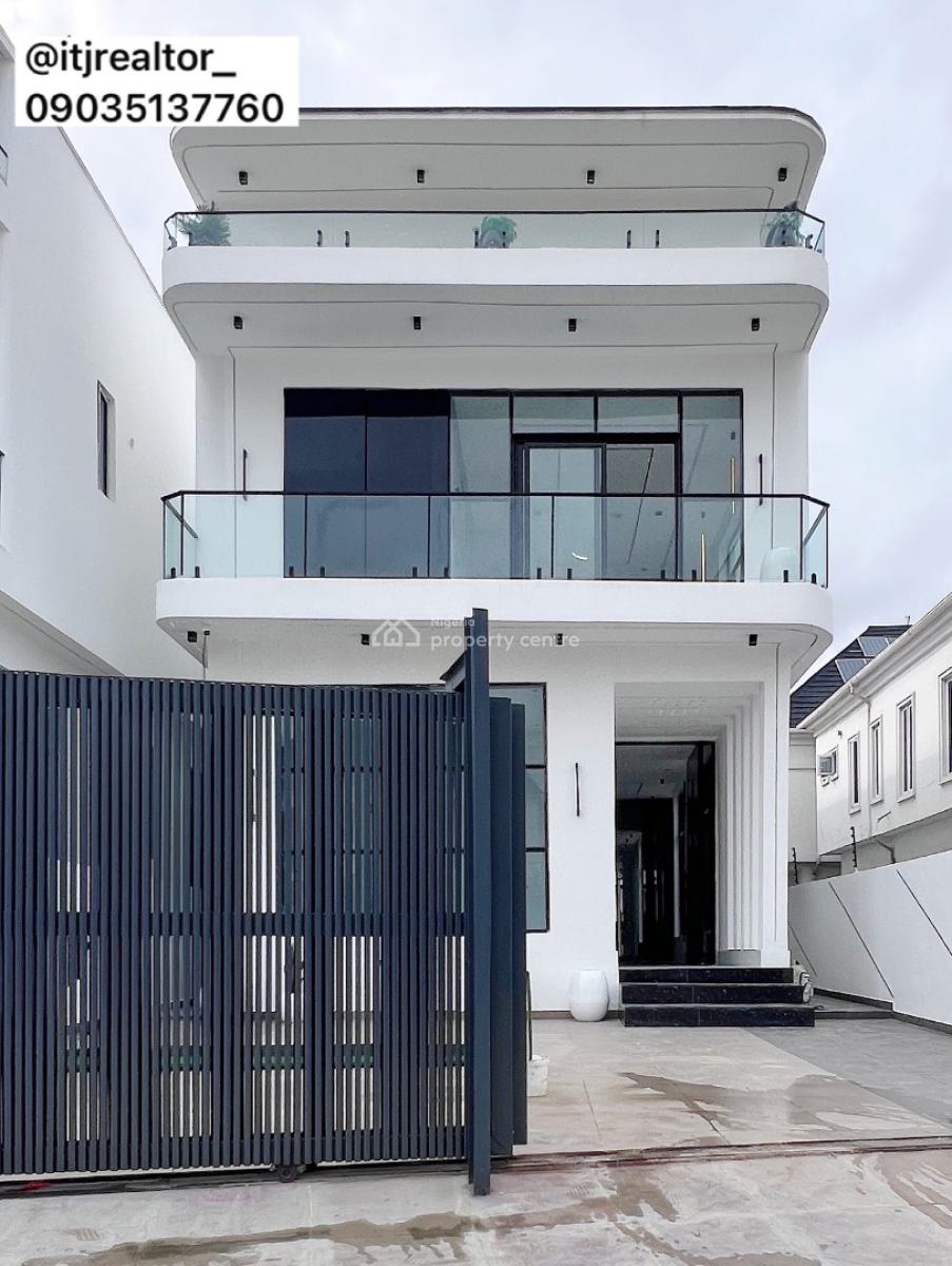 Contemporary 5 Bedroom Detached Duplex with Swimming Pool and Gym, 2nd Toll Gate, Lekki, Lagos, Detached Duplex for Sale