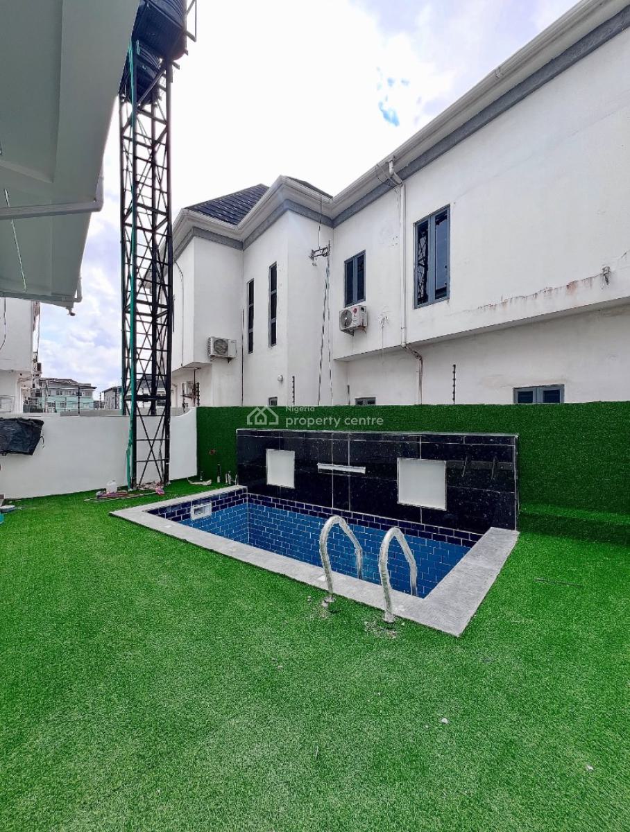 Contemporary 5 Bedroom Detached Duplex with Swimming Pool and Gym, 2nd Toll Gate, Lekki, Lagos, Detached Duplex for Sale