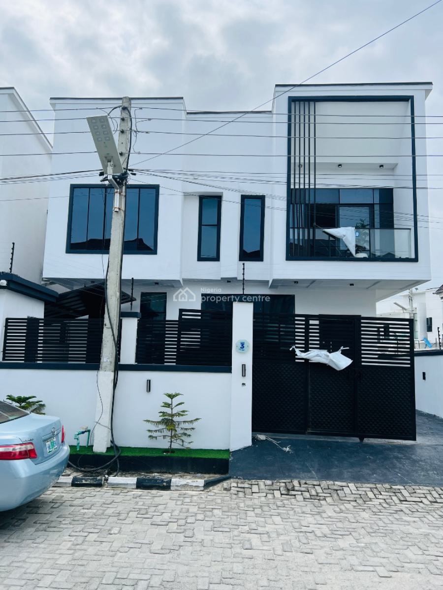 Contemporary 5 Bedroom Detached Duplex with a Bq Ion a Corner Piece, Orchid Road, Off Second Lekki Toll Gate, Igbo Efon, Lekki, Lagos, Detached Duplex for Sale