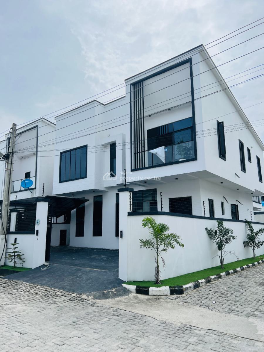 Contemporary 5 Bedroom Detached Duplex with a Bq Ion a Corner Piece, Orchid Road, Off Second Lekki Toll Gate, Igbo Efon, Lekki, Lagos, Detached Duplex for Sale