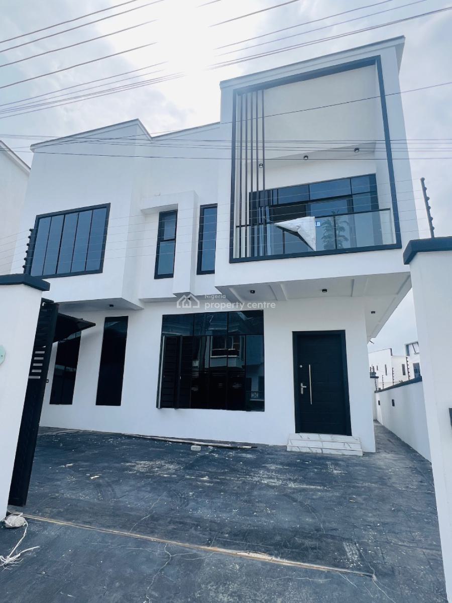 Contemporary 5 Bedroom Detached Duplex with a Bq Ion a Corner Piece, Orchid Road, Off Second Lekki Toll Gate, Igbo Efon, Lekki, Lagos, Detached Duplex for Sale