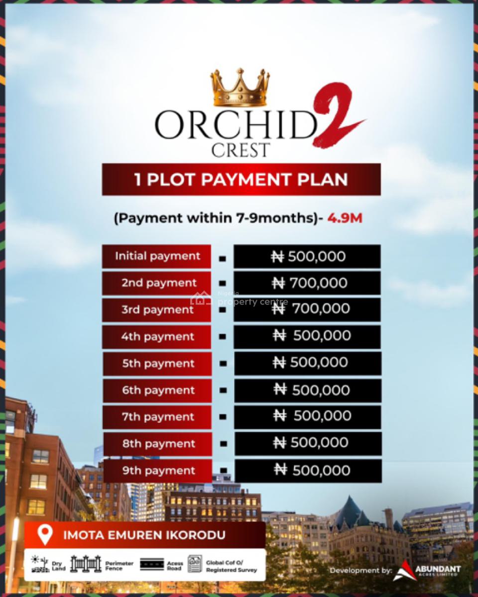 Ready to Build Land with Good Title, Emuren, Imota, Ikorodu, Lagos, Mixed-use Land for Sale