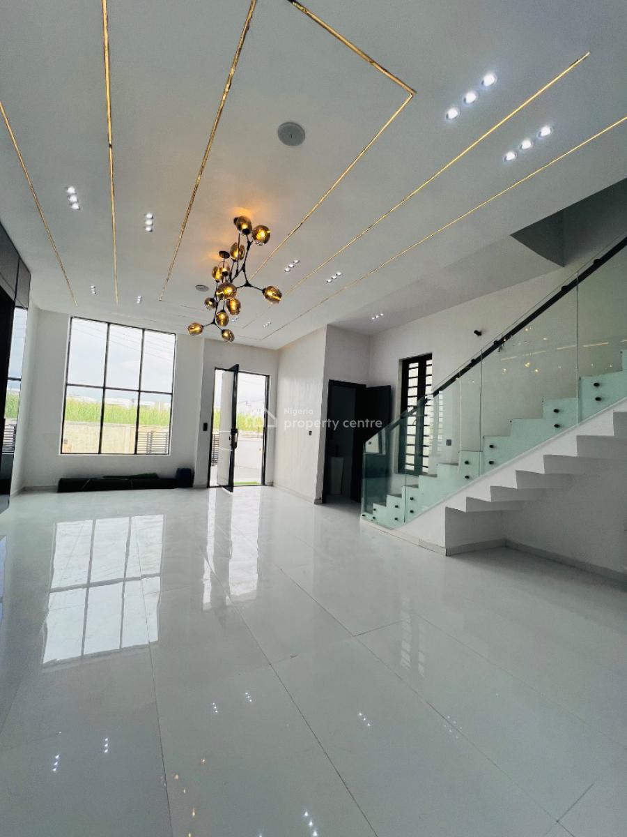 Contemporary 5 Bedroom Detached Duplex with a Swimming Pool and a Bq, Lekki Palm City Estate, Ajah, Lagos, Detached Duplex for Sale