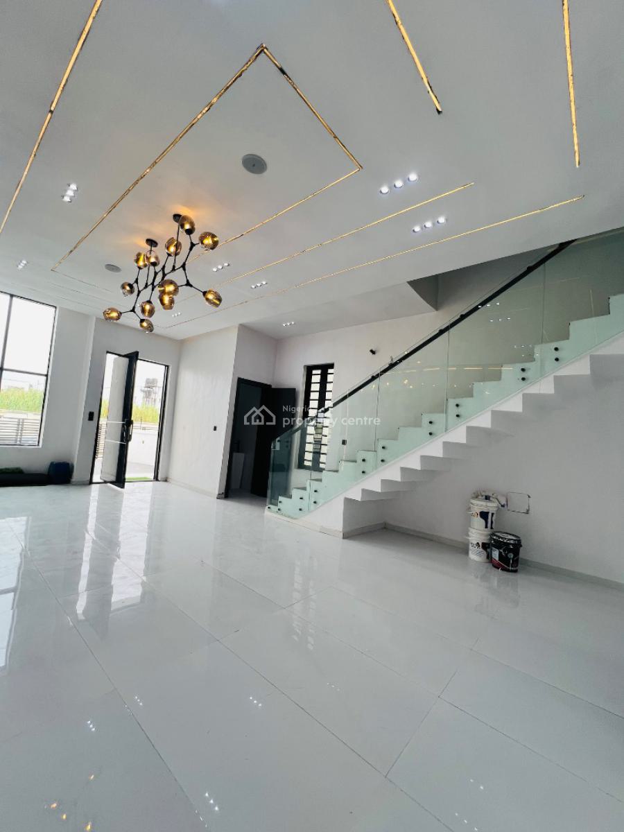 Contemporary 5 Bedroom Detached Duplex with a Swimming Pool and a Bq, Lekki Palm City Estate, Ajah, Lagos, Detached Duplex for Sale