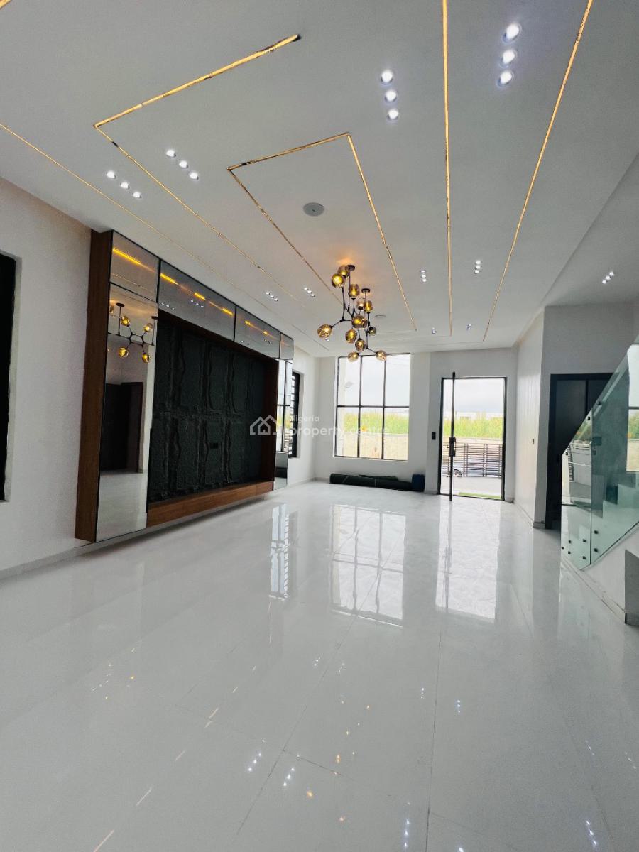 Contemporary 5 Bedroom Detached Duplex with a Swimming Pool and a Bq, Lekki Palm City Estate, Ajah, Lagos, Detached Duplex for Sale