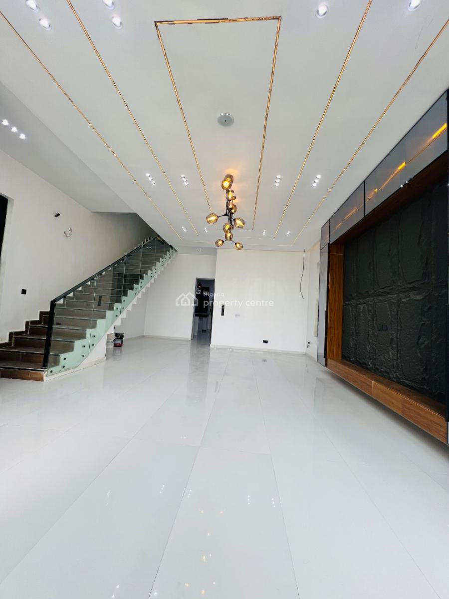Contemporary 5 Bedroom Detached Duplex with a Swimming Pool and a Bq, Lekki Palm City Estate, Ajah, Lagos, Detached Duplex for Sale