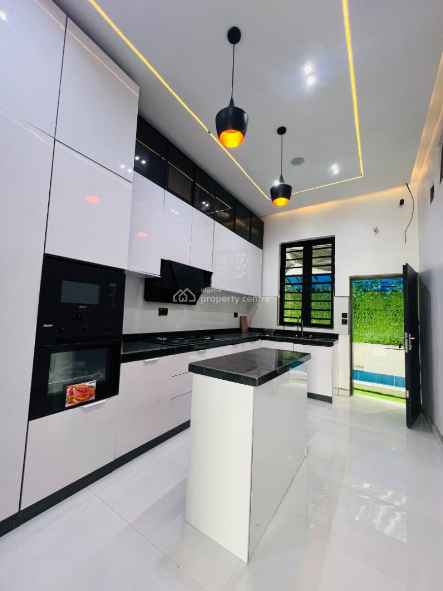 Contemporary 5 Bedroom Detached Duplex with a Swimming Pool and a Bq, Lekki Palm City Estate, Ajah, Lagos, Detached Duplex for Sale