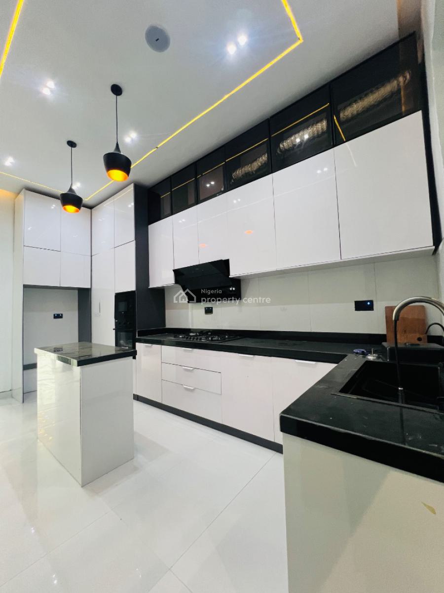 Contemporary 5 Bedroom Detached Duplex with a Swimming Pool and a Bq, Lekki Palm City Estate, Ajah, Lagos, Detached Duplex for Sale