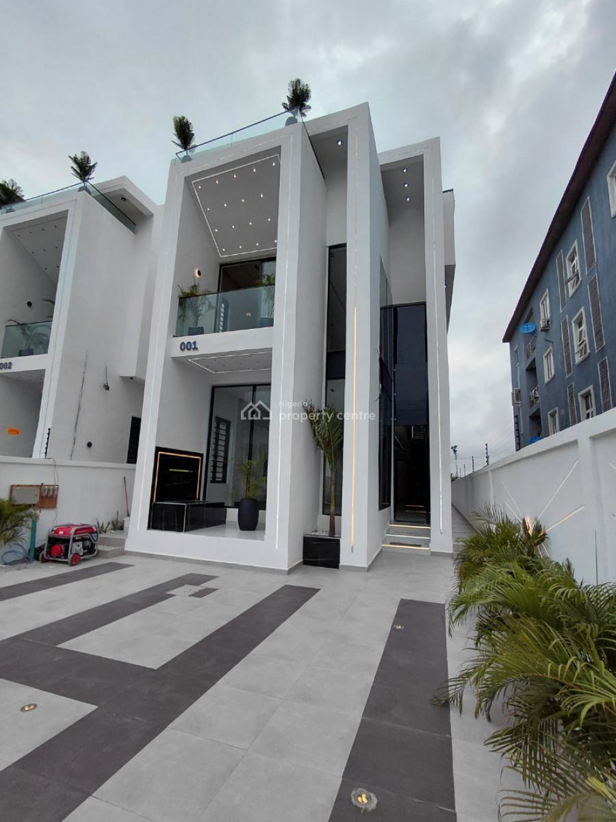 Luxury 5 Bedroom Duplex with Bq & Swimming Pool, Chevron, Lekki, Lagos, Detached Duplex for Sale