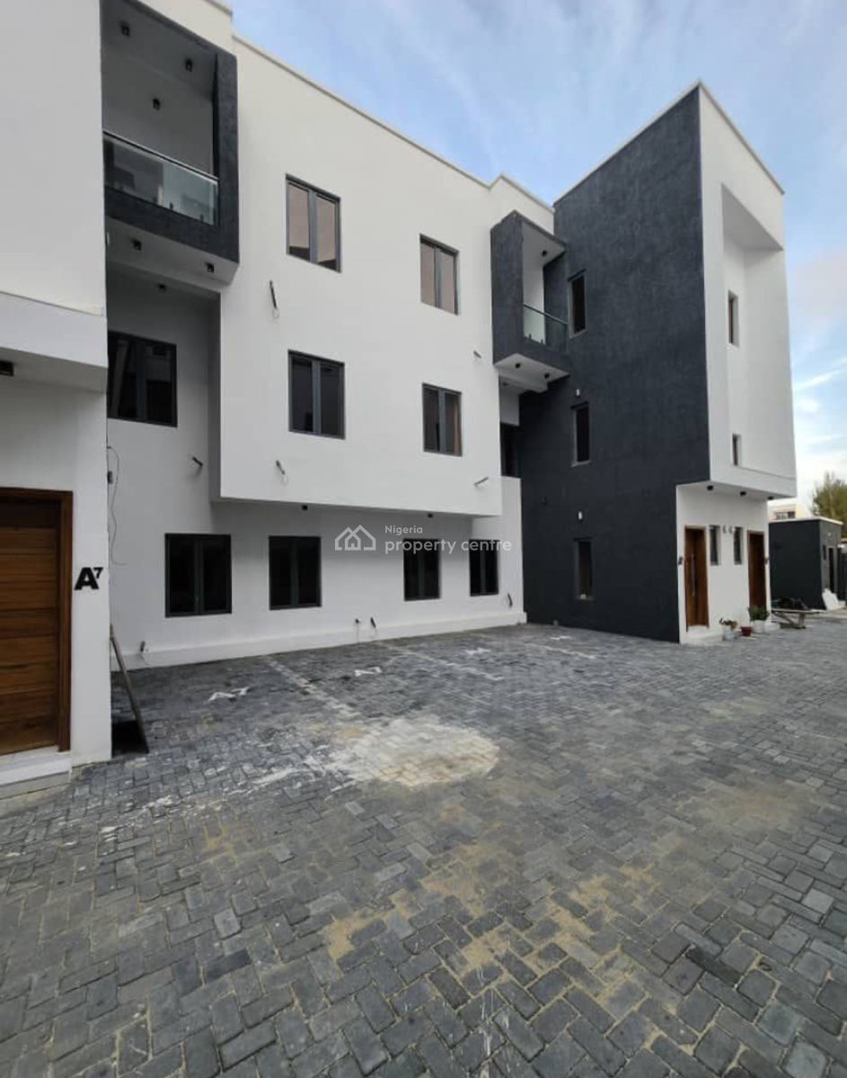 Fully Service 4 Bedroom Terrace Duplex with Bq, By Bis, Lekki Phase 1, Lekki, Lagos, Terraced Duplex for Rent
